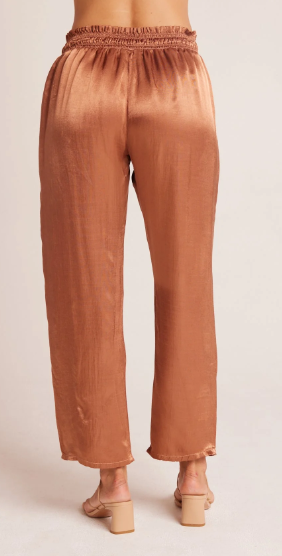 Bella Dahl Shimmery Satin Drawstring Pant