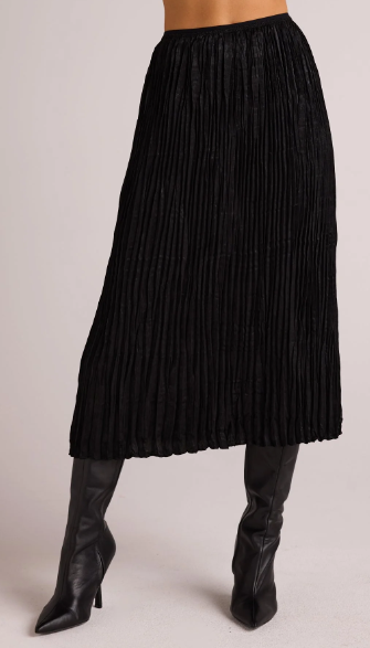 Bella Dahl Pleated Pull-0n Skirt