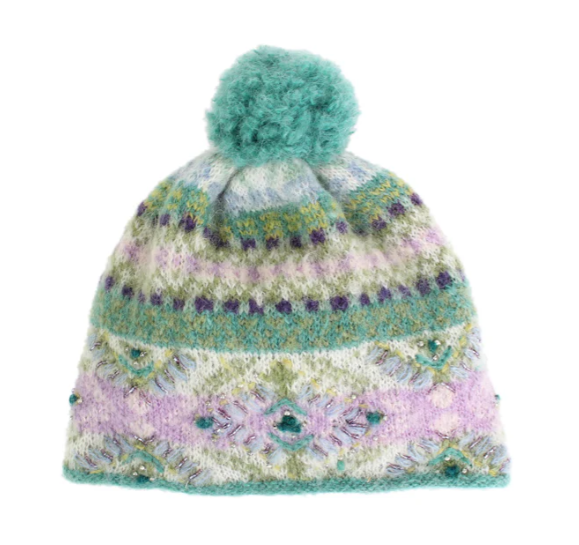 Fleece Lined Cozy Fairisle Hat