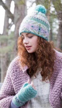 Fleece Lined Cozy Fairisle Hat