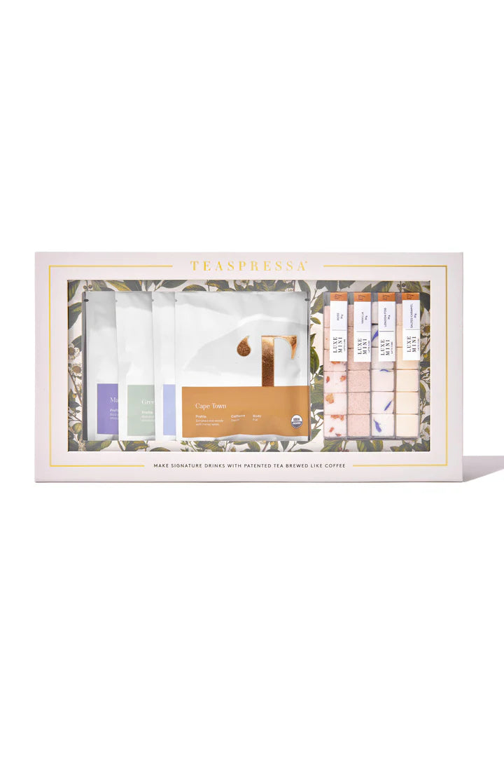 Tea Latte Sampler Kit - Teas and Flavored Cubes - NOW